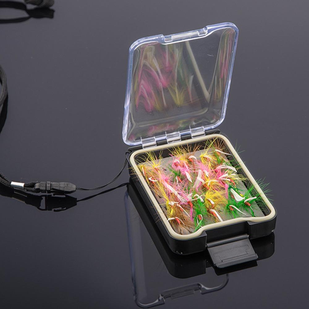 Sponge Insert Fly Lures Box ABS Fly Box Durable Fly Fishing Box for Fly Fishing Enthusiasts