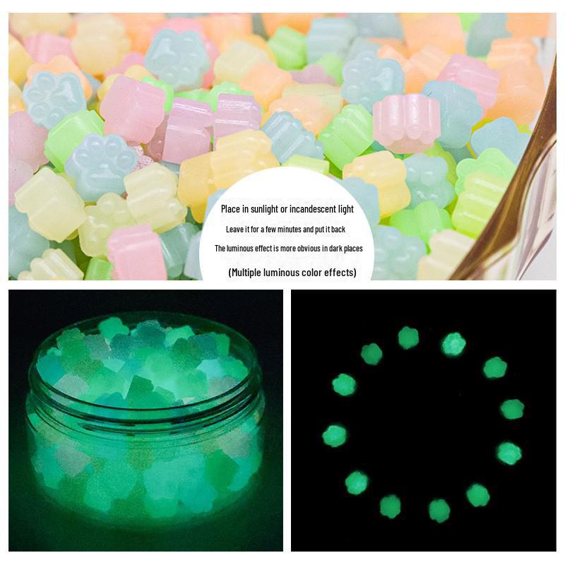Luminous Five-Leaf Clover & Star Wax Seals - Mixed Colors, 100 Pieces