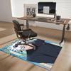 1pc Anime Jujutsu Kaisen Satoru Gojo Chair Mat, Office Desk Rug with Cool Design, Non-Slip Carpet for Home Decor, Suitable for All Seasons, Perfect Gi