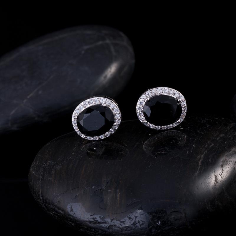 Micro Stud Earrings, Zircon Earrings, High-End Earrings, Diamond Stud Earrings.