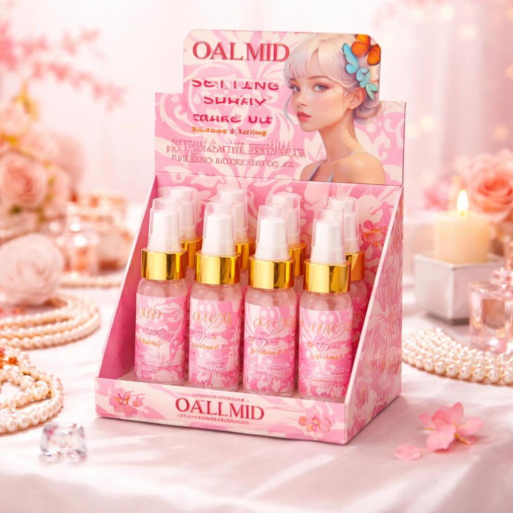 Long-Lasting Hydrating Makeup Setting Spray for Women - No Smudge, Portable