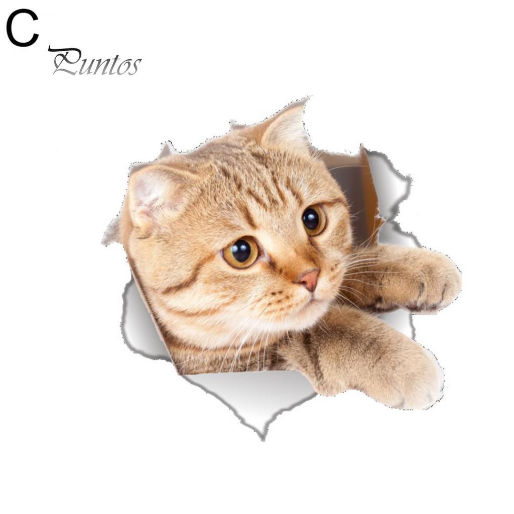 Home Decor Cute Cat Dog Toilet Lid Cover Decal Wall Art Sticker Bathroom Home Decor