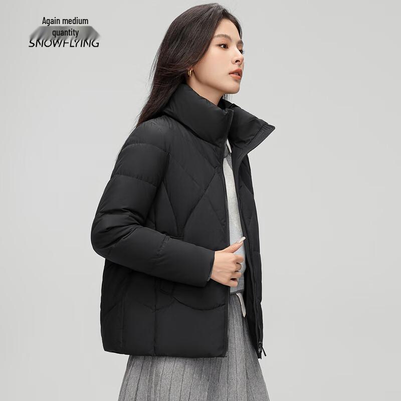 Women's Short Stand Collar Winter Down Jacket