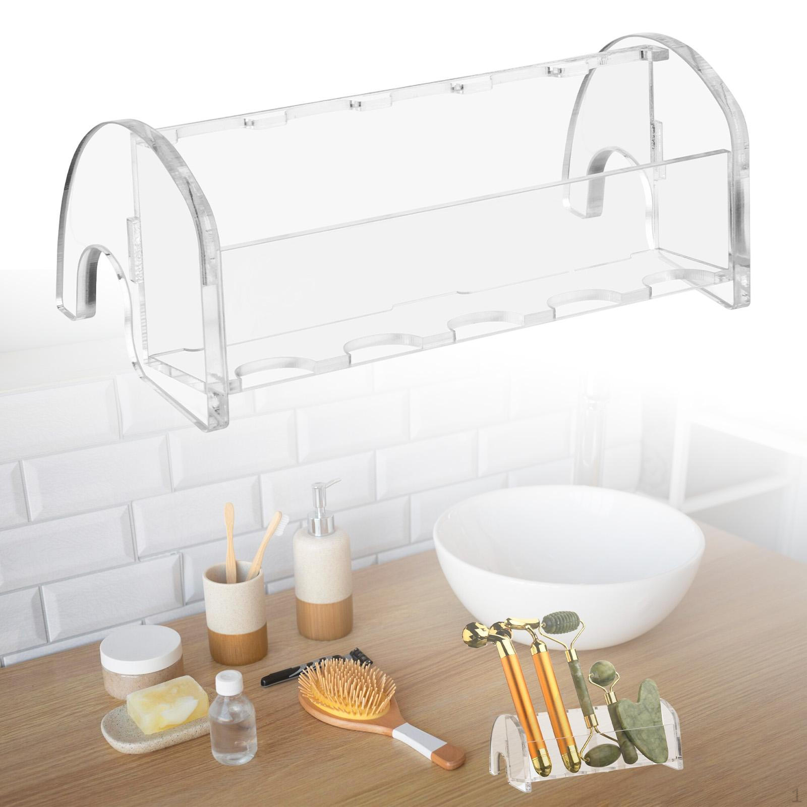 

Facial Roller Holder Gua Sha Tool Stand Compact Women Portable Acrylic Bathroom Storage Rack