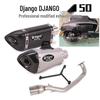Exhaust Pipe for Peugeot Django 150 - Front, Rear, & Full Sections