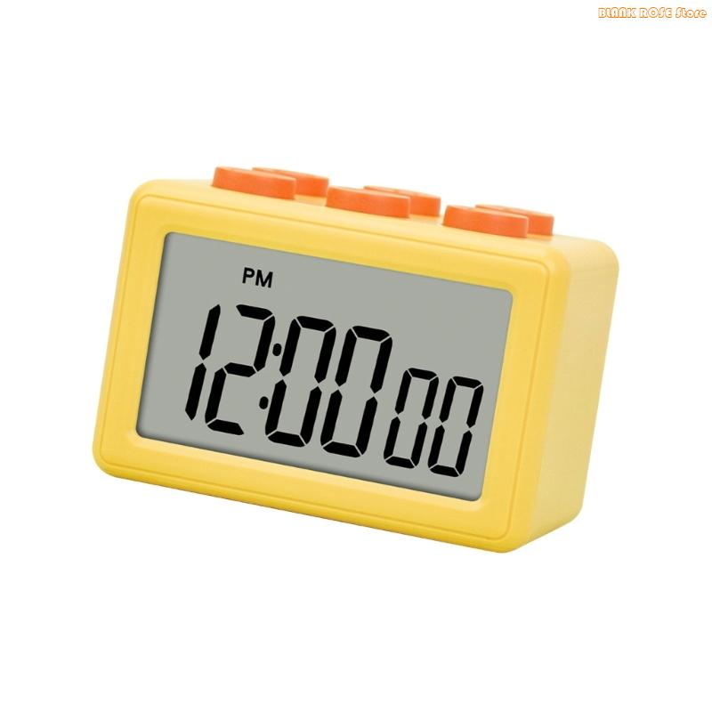 K1AE Triplicate Function Digital Clock Alarm Clock Dense ABS Substance Tall Accuracy Timing Exemplary For Cooking Workouts Study
