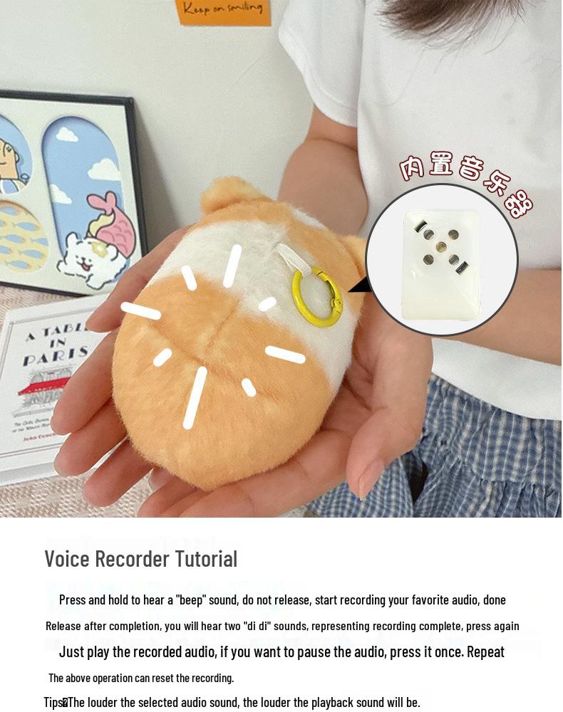 Fairy Descending Guinea Pig Voice Pack: Pig Girl Plush Pendant Doll