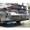 3D Style Carbon Fiber Rear Diffuser & Corner Extensions for BMW 4 Series G22 Coupe