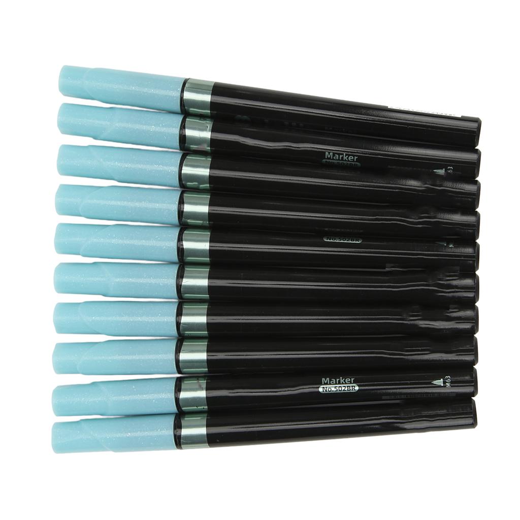 10 Pcs Paint Markers Quick Dry Permanent Metallic Markers Oil Based Paint Art Markers For Wood Painting Rock Stone