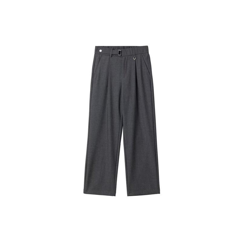 High-end Wear and Drop Casual Suit Pants Men's Ruffian Handsome Ins Trendy Loose and Versatile Floor-mopping Trousers