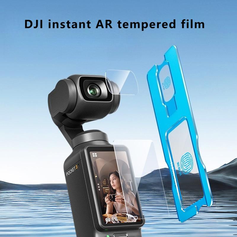Applicable To Tempered Glass Screen Protector for DJI OSMO Pocket 3, HD Full Coverage Anti-Scratch Lens Film Camera Accessories