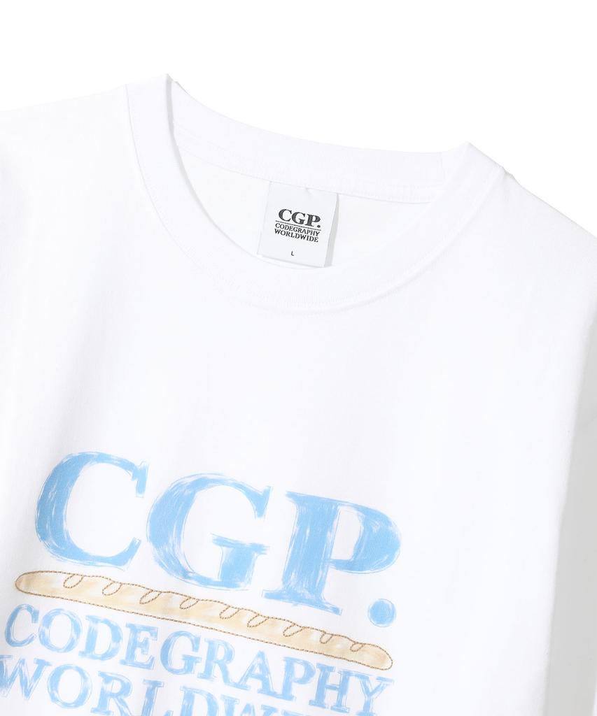 CGP Square Logo Picnic Short Sleeve T-Shirt - White