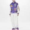Louis Vuitton 2010s Multi-patch Leather Varsity Jacket 1AAHH5