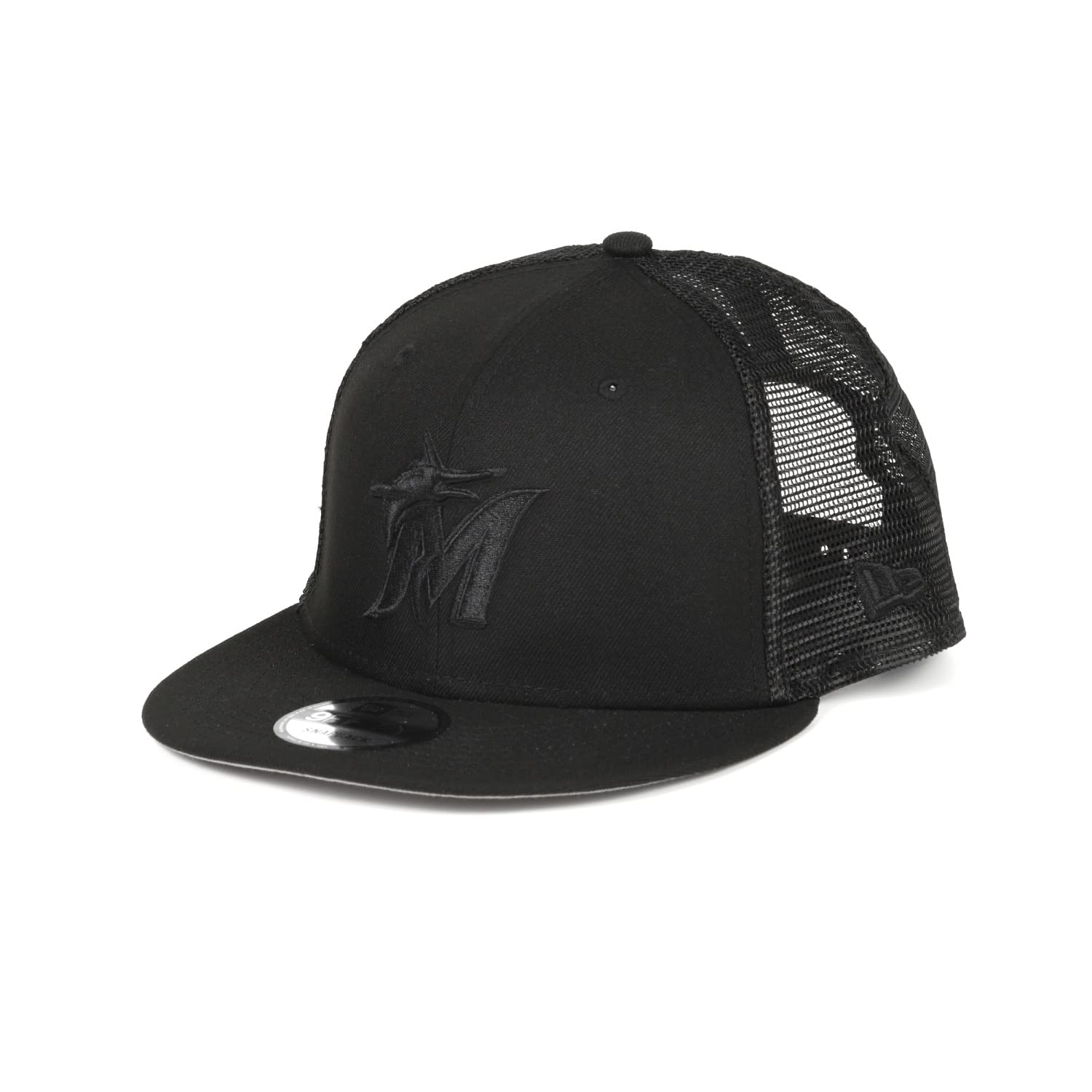 

Кепка MLB Mesh Snapback 9FIFTY BLACK ON BLACK Miami Marlins Miami Marlins Свободный размер [New Era]
