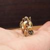 Brass Horse Statue Ornament Chinese Zodiac Horse Figurine Cute Horse Bit Coin Feng Shui Mini Home Desktop Decoration Crafts