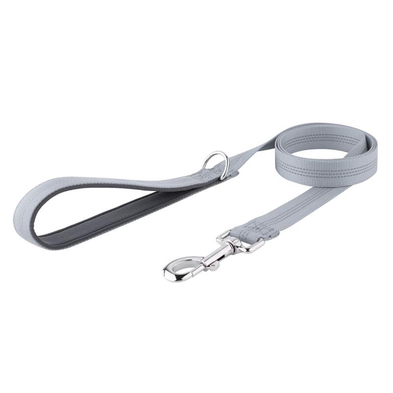TLXT Reflective Anti-Pull Dog Leash Set S серый