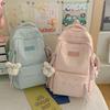 Schoolbag New Schoolbag Female Junior High School College Student Small Fresh Bow Large Capacity Backpack Dopamine Backpack