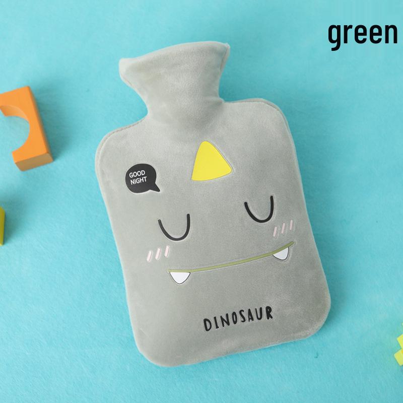 Bolsa de Água Quente Pelúcia Pelo de Coelho Estilo Coreano Extra Grande - Aquecedor de Mãos Compressão Quente PVC.