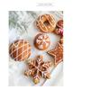 Holiday Foam Ornaments Set of 6 Featuring Snowflake Star Cookie Man Ball for Christmas Tree Decoration and DIY Crafts
