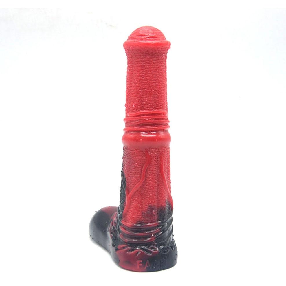 Animal Horse Big Dong Silicone  And Balls Dildo  Large Fantasy Dildos