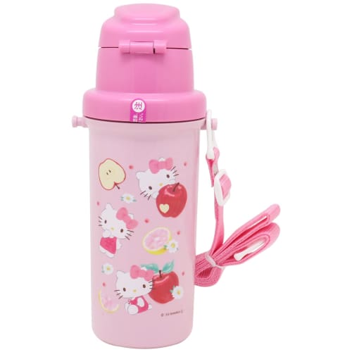 OSK Direct Drinking Water Bottle, 600ml, Hello Kitty Fruit Design, SC-600B