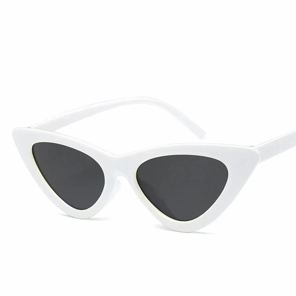 Vintage Cateye Sunglasses Women Retro Small Cat Eye Sun Glasses Designer Colorful Eyewear For Female Oculos De Sol