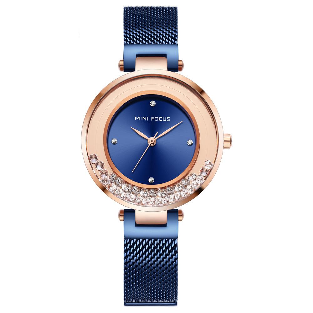 Women's Watch Diamond-encrusted Fashion Women's Watch Hot Style Steel Mesh Strap Women's Watch