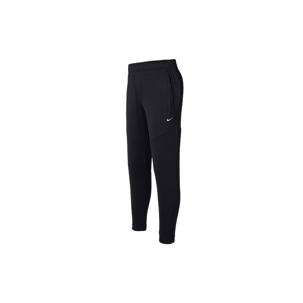 Nike Dri-FIT Essential Solid Logo Quick-Dry Knitted Sports Pants Women Pants Black DX1046-010
