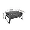 Space-saving BBQ Stove Small Grill Rack Barbecue Tool Camping Folding Carbon Grill  Outdoor Cooking