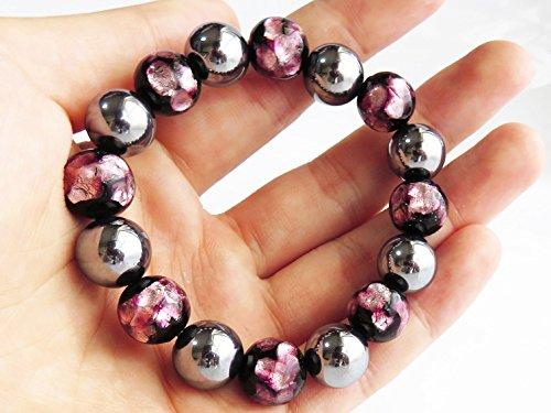 [GOLD STONE] Terahertz Ore X Firefly Glass Bracelet 12mm