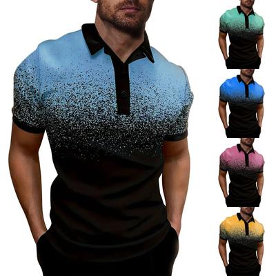 Men'S Short Sleeved Men'S T-Shirt Fashion Casual Color Matching T-Shirt