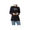 Nike Fashionable Simple Loose Long Sleeve T-Shirt Women Tops Black FQ5675-010