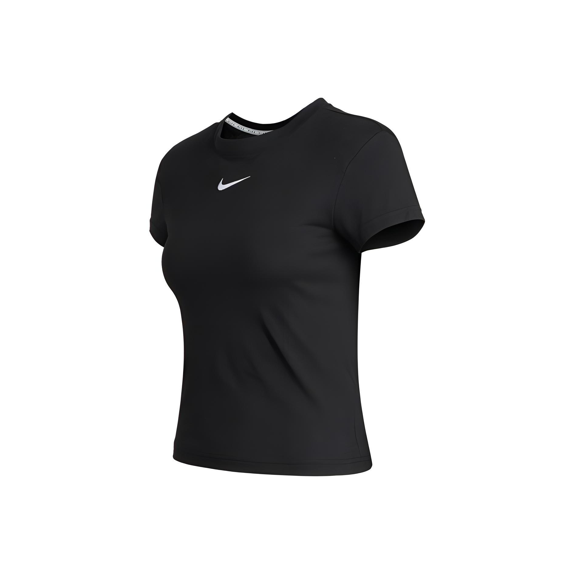Женская футболка с вышивкой и дышащим дизайном Nike Nsw Icon Clash, черный DJ7159-010 L