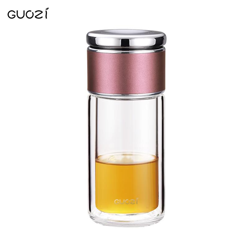 GUOZI Double Wall Glass Tea Mug