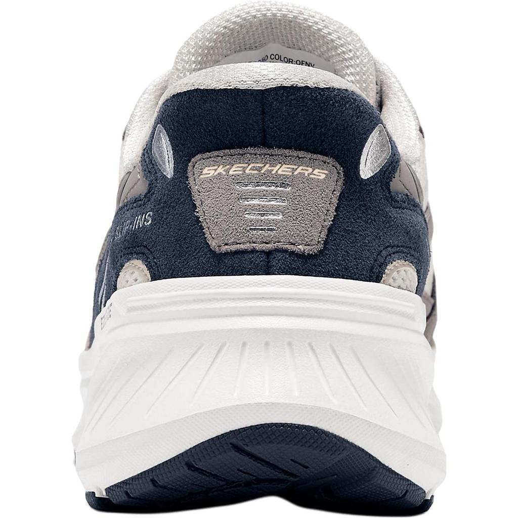 Skechers Edgeride Lightweight Cushioning Supportive Running Shoes Women Sneaker Gray Blue 150650-OFNV