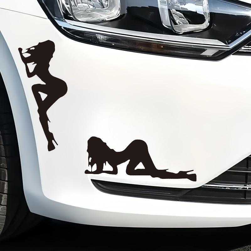 Car Sticker Sexy Woman Silhouette Car Decal Set Sexy Woman Silhouette Design Sticker for Car Body, Window & Auto Accessories