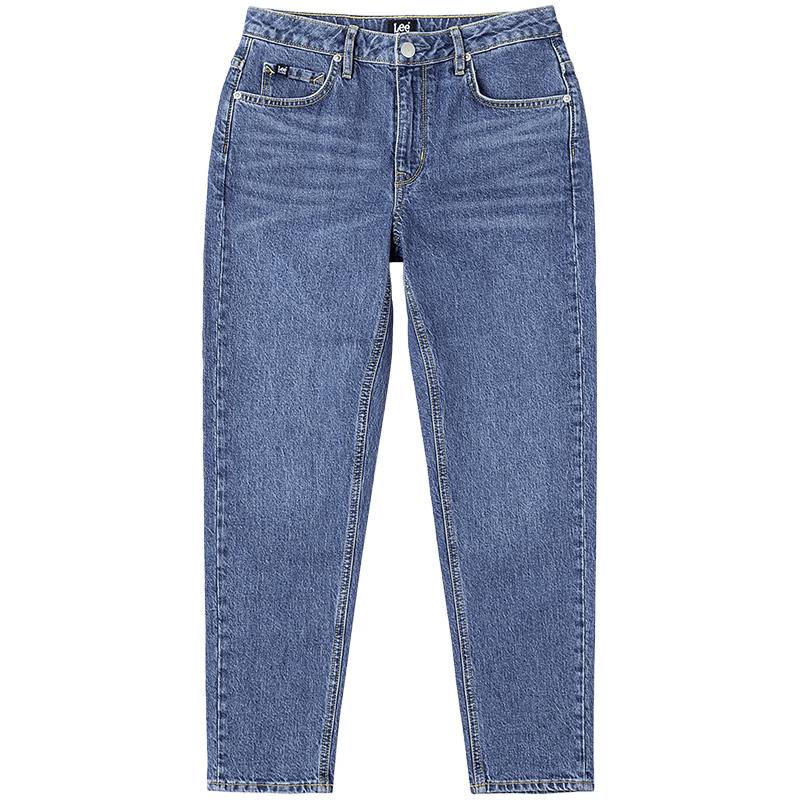 

Lee Women s 413 Medium Blue High-Waist Straight Leg Jeans 26