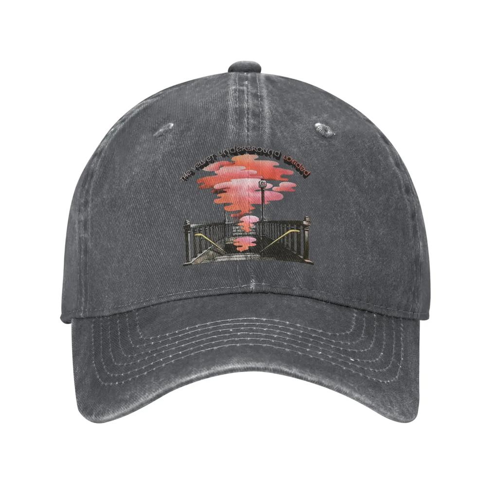 The Velvet Underground Loaded Baseball Caps Casual Distressed Denim Rock Band Headwear Unisex Outdoor Golf Unstructured Soft Hat