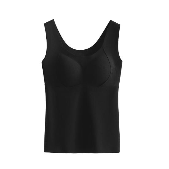 Thermal Tank Top for Women Sleeveless Underwear Top Padded Camisole Undershirt Winter Warm Base Layer for Cold Weather