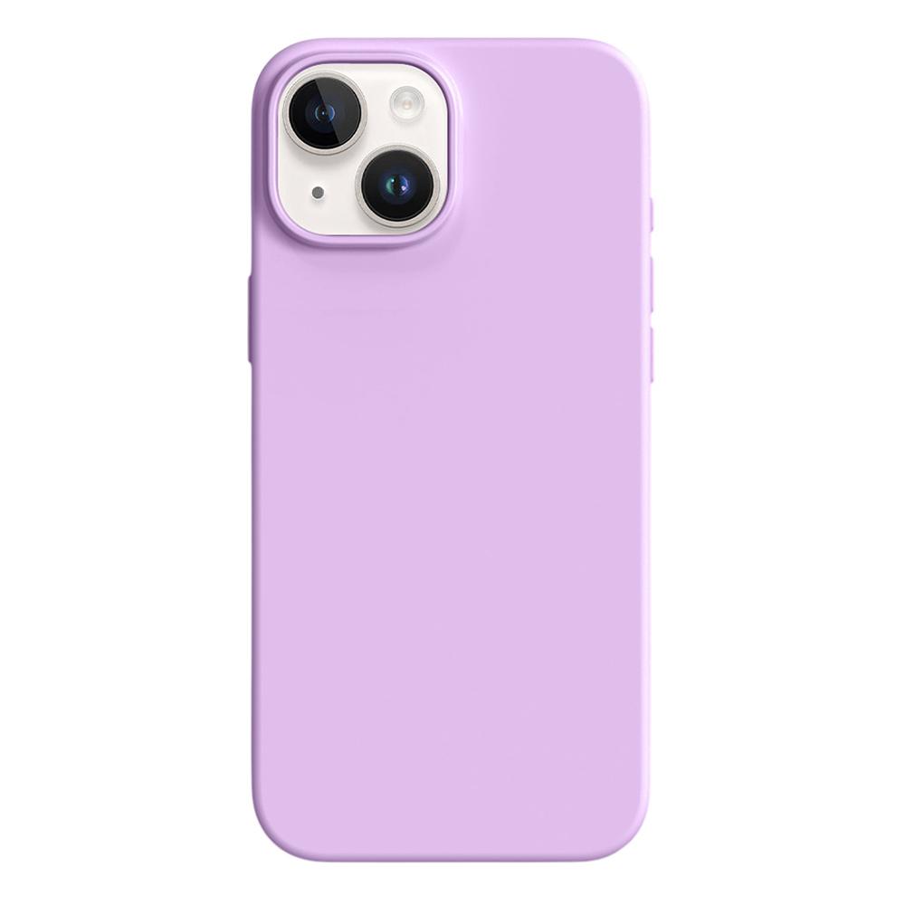 For iPhone 14/13 Case Ultra Thin Liquid Silicone+PC Anti-Scratch Phone Cover