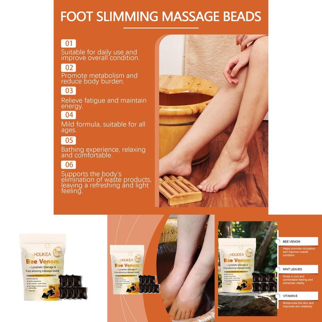 Houkea Bee Venom Soaking Gel Pearls For Herbal Foot Soaking Relief For Daily Care