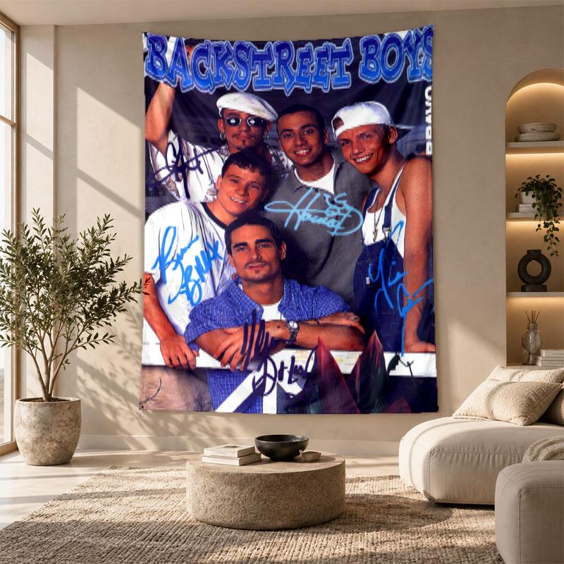 Decorative Tapestry,backstreet Boys Printed Wall Art, Lightweight Wall Hanging For Bedroom Background