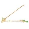 Chinese Style Hair Sticks Vintage Long Tassel Hair Chopsticks with Glaze for Bun Hair Accessories