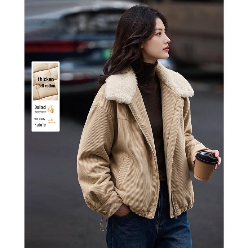 Vintage Corduroy Padded Jacket