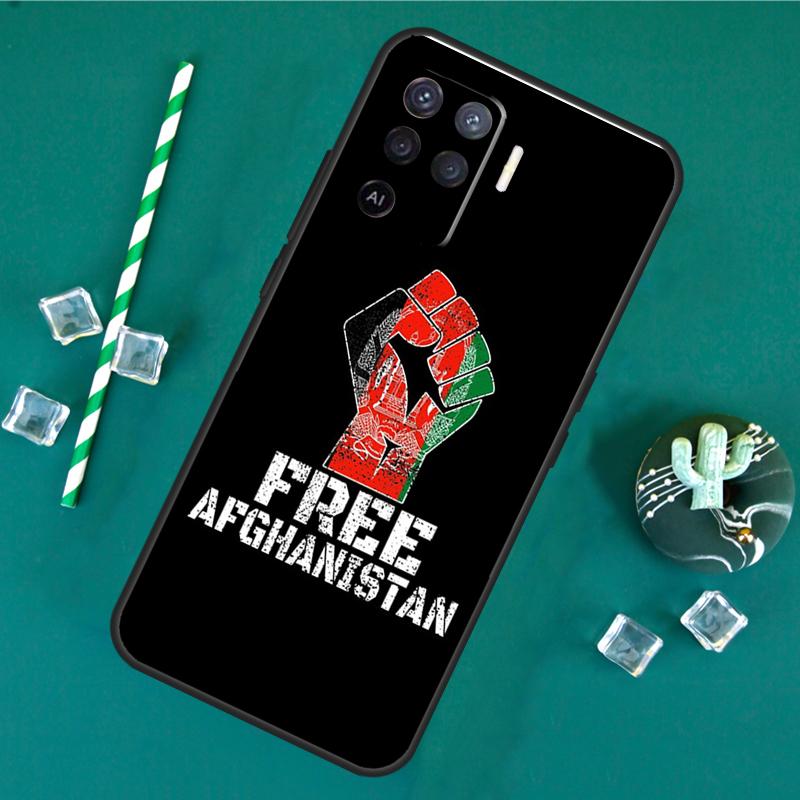 Afghanistan Flag Case For Oppo A60 A40 A80 A16 A76 A96 A18 A38 A58 A78 A98 A91 A15 A17 A74 A94 A54 A57S Cover