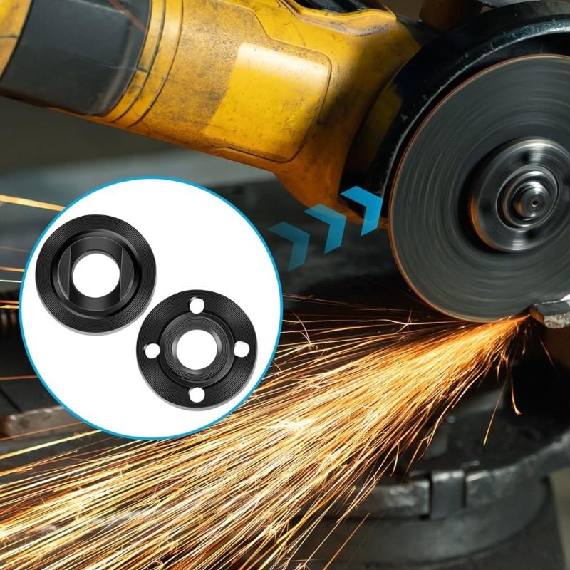 Angle Grinder Flange Wrench Set With 5/8 Thread Adjustable Spanner Wrench Steel Tool For Grinding Disc Replacement