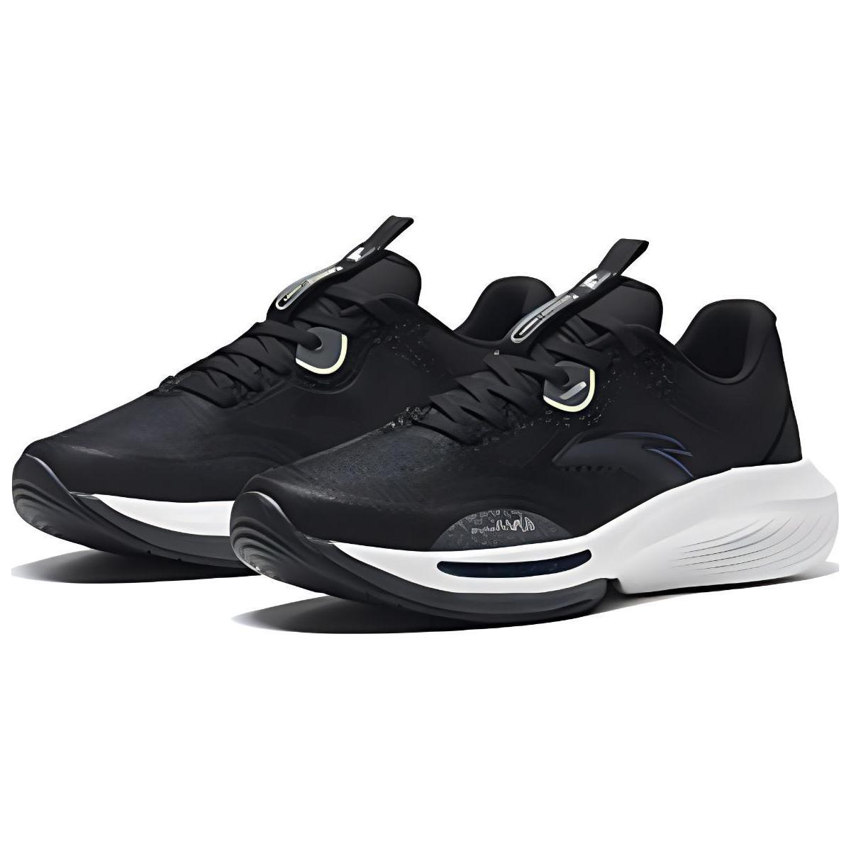 

Anta Коллекция для разнообразных тренировок Linghui Противоскользящие износостойкие кроссовки с низким верхом Мужские Черно-белые 44