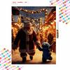 Disney Diamond Painting Kit Santa Stitch Hand Embroidery 5D DIY Diamond Art Home Decor Creative Handicrafts Christmas Snow Decorations