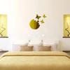 Pretty Butterfly Wall Decoration 4pcs 3D Bathroom Home Ornament Creative Diy Mirror Aesthetic Room Paster Household Accessories
