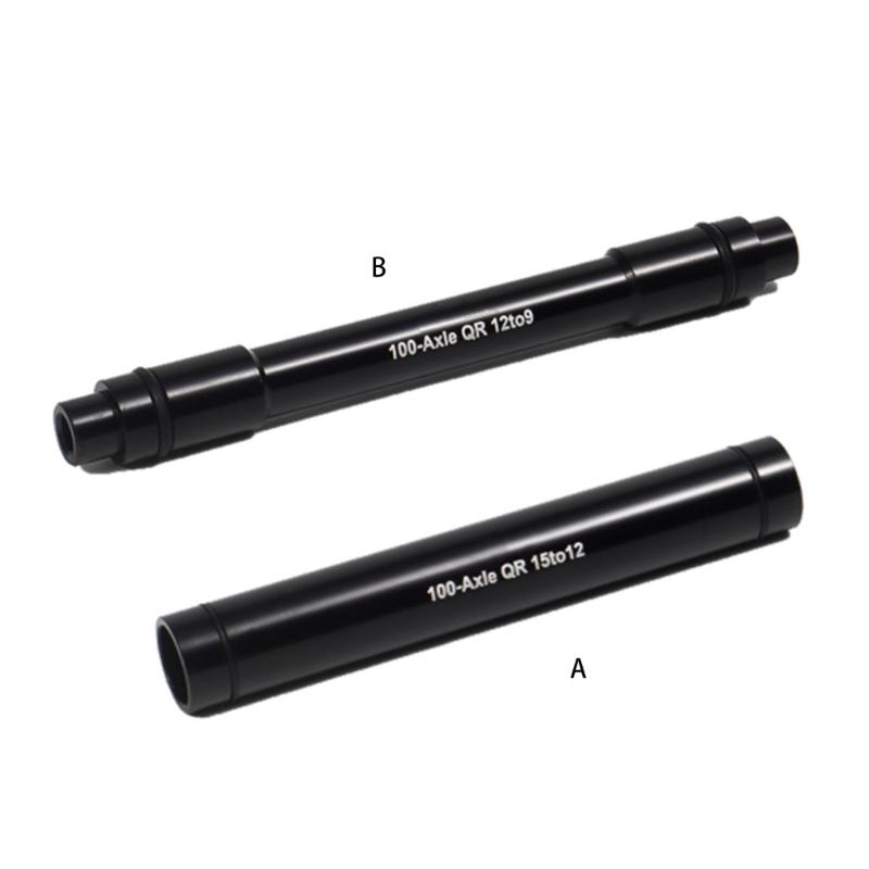Road Bike Front Wheel Thru Axles Adapter Aluminum Alloys Front Hub Convertor Mountain Bike Front Hubs Tube Shaft Axles